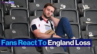 England Euro 2024 Final Loss Fan Reaction [upl. by Egarton]