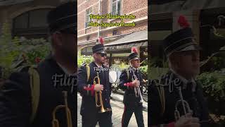 Fanfare in The Main Square in Brussel Filipina travel europe belgium fanfare [upl. by Airasor587]