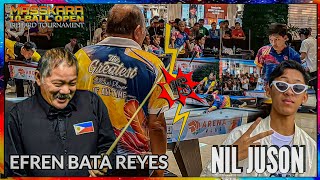 EFREN BATA REYES VS NIL JUSON Race to 8  3rd Mayor Albee Benitez 10Ball Open TurnamentBacolod [upl. by Oab]