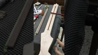 One piece neck with low profile 2way truss rod [upl. by Standley]