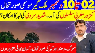 Mosam Ka Hal Today  02 December Weather News  Weather Update Today  Weather Forecast Pakistan [upl. by Haet]