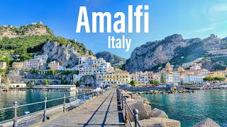 Amalfi Italy  2021  Amalfi Coast  4KHDR Walking Tour ▶42min  Tourister Tours [upl. by Lanuk793]