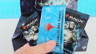 Opening MTG Ultimate Masters Booster Box BOOM or BUST Liliana Where are You [upl. by Willet711]