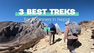 3 Best Treks in Nepal for Trek Beginners  Discovery World Trekking  2023 [upl. by Anura523]