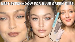 BEST EYESHADOW COLORS FOR BLUE GREEN EYES [upl. by Yrtnahc]