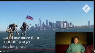 British Navy Flying Jet Packs in New York Reaction [upl. by Shaylynn961]