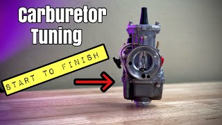 HOW TO TUNE A CARB  CARBURETOR step by step guided [upl. by Lyon]