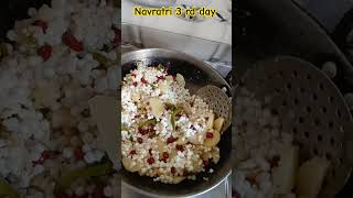 Navratri 3 Rd day minivlog vlog maa vrat recipisabudana new recipi [upl. by Savannah490]