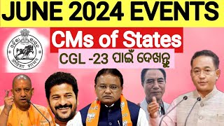 JUNE EVENTS N CMs Of states [upl. by Ball667]