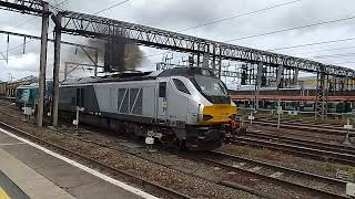 0K69 Wembley LMD to Crewe Gresty bridge 6800868010 depart Crewe UDL with thrash and tones [upl. by Rozamond528]