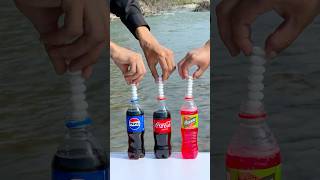 CocaCola vs Pepsi Mohito with Mentos The Finale 😱🔥 experiment mentos [upl. by Yklam]