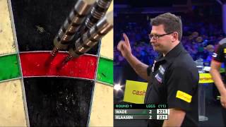 PDC Players Championship Finals 2014  First Round  Wade vs Klaasen [upl. by Elumas]