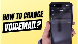 How to Change your Voicemail on iPhone [upl. by Torruella]