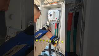 300mm2 DC cables termination ⚡️ klauke tools 🔧 education electrical electrician [upl. by Kalman]