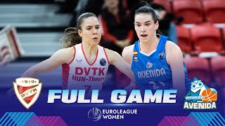 DVTK HUNTherm v Perfumerias Avenida  Full Basketball Game  EuroLeague Women 202223 [upl. by Eadas]