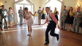 Most amazing first dance and groomsmen dance ever [upl. by Faux]