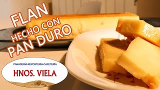 Receta para flan hecho con pan duro [upl. by Jewett456]