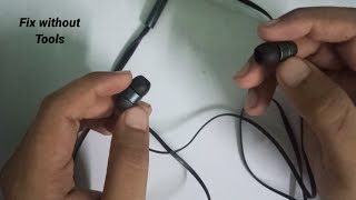 How to fix earphones no sound from one side without tools [upl. by Eardna47]