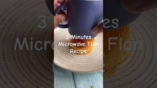 Microwave Flan Recipe in just 3 minutes [upl. by Odine]