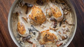 Chicken Forestier With Wild Mushrooms [upl. by Nishom]