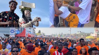 🔥🔥🤩Orange Friday celebration is the Best amp the Largest Street Carnival in the World by Cape Coast [upl. by Asilad]