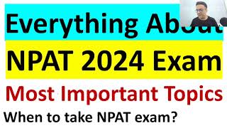 All About NPAT BBA 2024  Exam Details Courses Registration Dates Eligibility  NMIMS  BBA [upl. by Meil]