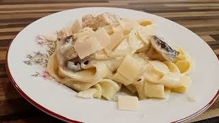 Creamy Chicken and Mushroom Tagliatelle [upl. by Solitta789]