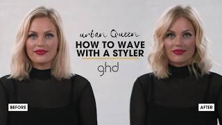 How To Wave Hair With a Straightener  Wavy Hair  LongLiveTheQueens [upl. by Bruno]