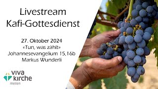 Gottesdienst vom 27102024 live aus der Viva Kirche Meilen [upl. by Ade]