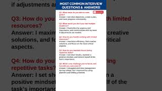 Job Interview Questions and Answers interview jobs [upl. by Ynney603]