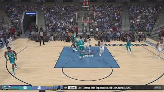 Ja morant’s vicious ankle breaker on lamelo Ball Nba2k24 [upl. by Ligriv]