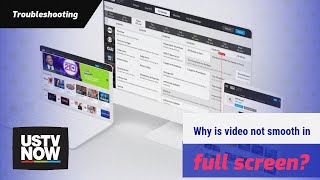 Why is video not smooth in full screen USTVNow [upl. by Melony]