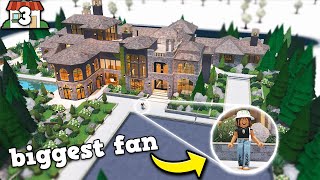 I built a SUBSCRIBER their DREAM HOUSE In Bloxburg 3 [upl. by Enautna]