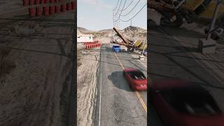 Realistic Highway Car Crashes 26  beamngdrive [upl. by Mide]