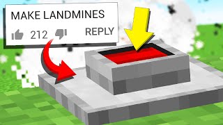 8 DEADLY Minecraft Traps in 114 Comments to Crafting Recipes 7 [upl. by Knitter]