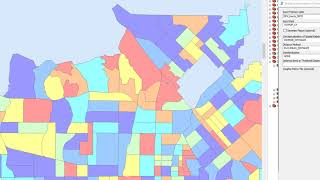 Morans I  Clustering in Polygon Data [upl. by Cami925]