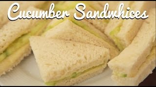 English Cream Tea Cucumber Sandwiches  Crumbs [upl. by Almena816]