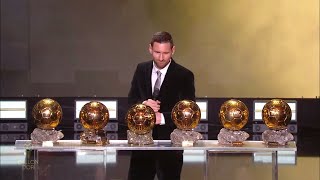 Lionel Messi wins Ballon DOr 2019 Award HD [upl. by Nnyllatsyrc445]