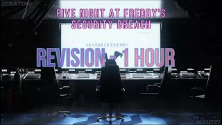 REVISION by Scraton  Five night at Freddys SECURITY BREACH  1 hour [upl. by Annai653]