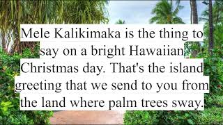 Mele Kalikimaka [upl. by Romney]