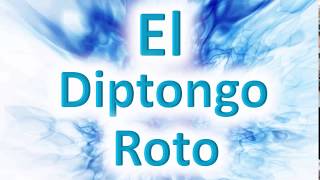 El Diptongo Roto o Hiato Ejemplos  Descripción completa  Learn Spanish [upl. by Aelgna121]