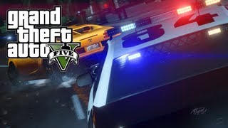 GTA 5  Wanted Level System Emergency Services amp Smarter Police GTA V [upl. by Etka]