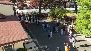 Fire Drill at Bo De Meditation center Vietnamese Classes [upl. by Odnalo331]