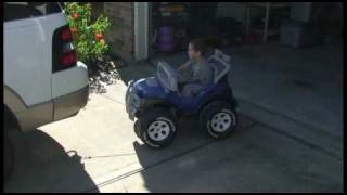 Power wheels jeep with working winch  test1 [upl. by Kylander]