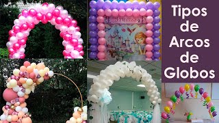 5 tipos de arcos de globos [upl. by Darin835]