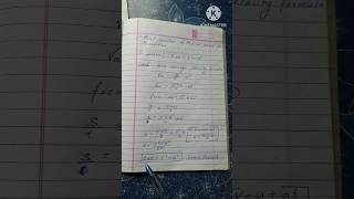 Third equations of motion proof or derivation Motion india shorts science shortvideo ytshorts [upl. by Aioj]