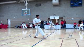 Nunchaku Kata  Footage from Shinkyu Shotokan Tournament 2012 [upl. by Calia]