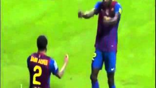 erick abidal gol al real madrid celebracion Ai Se Eu Te Pego  michel telo [upl. by Pollerd]