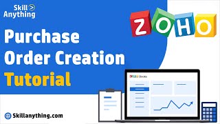 How to Create Purchase Orders in Zoho Books  Learn about Zoho Book [upl. by Llennod]