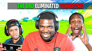 DAD PLAYS FORTNITE FOR THE FIRST TIME HES BETTER THAN TEKKERZ KID MTG GAMING [upl. by Prince]